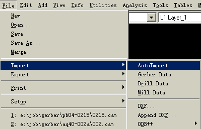CAM350导入Gerber AutoImport功能介绍
